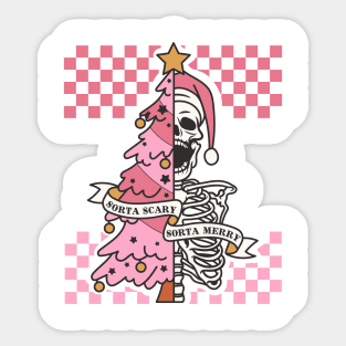 Sorta scary sorta merry Sticker